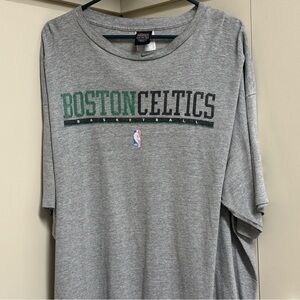 Vintage 90’s Boston Celtics Team Nike black tag XXL tee NBA center swoosh tshirt